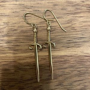 Dagger earrings
